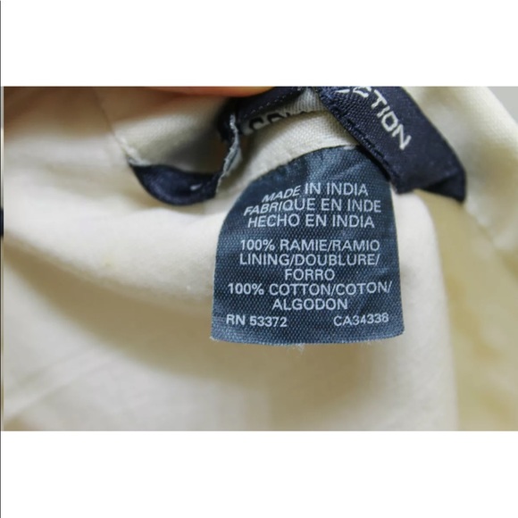 French Connection Women Skirt Ramie Cotton Lined Cream Sequins Beaded 30 - Picture 3 of 12